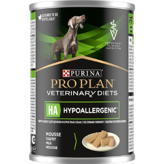 Консервы для собак «Pro Plan» Veterinary Diets HA Hypoallergenic, 400 г