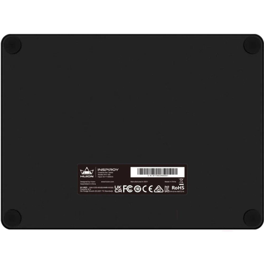 Графический планшет «Huion» RTE-100 Black