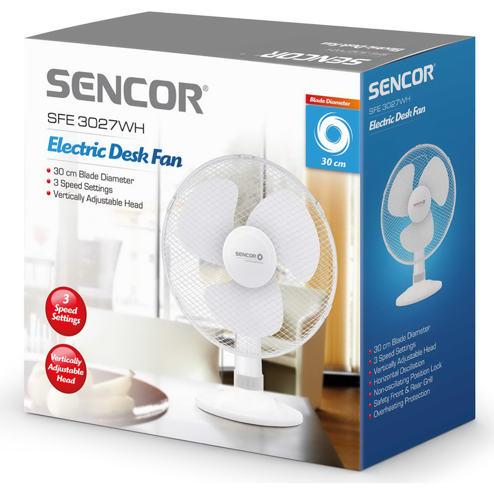 Вентилятор «Sencor» SFE 3027WH