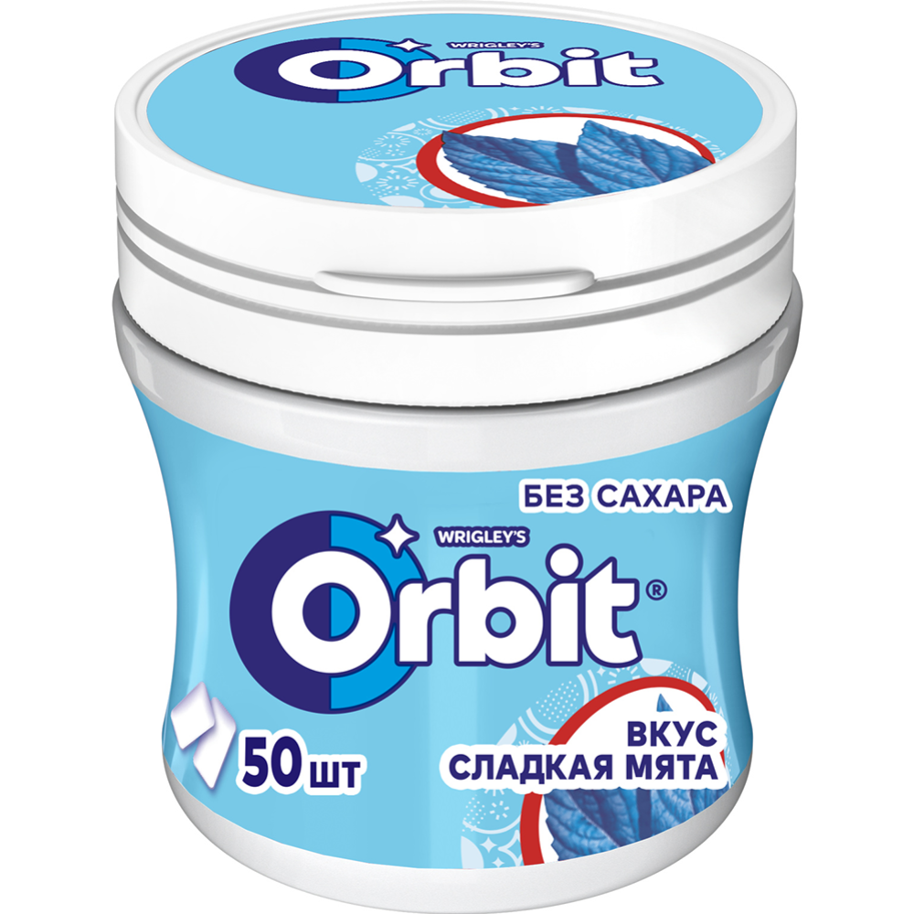 Жевательная резинка «Orbit» сладкая мята, 68 г #0