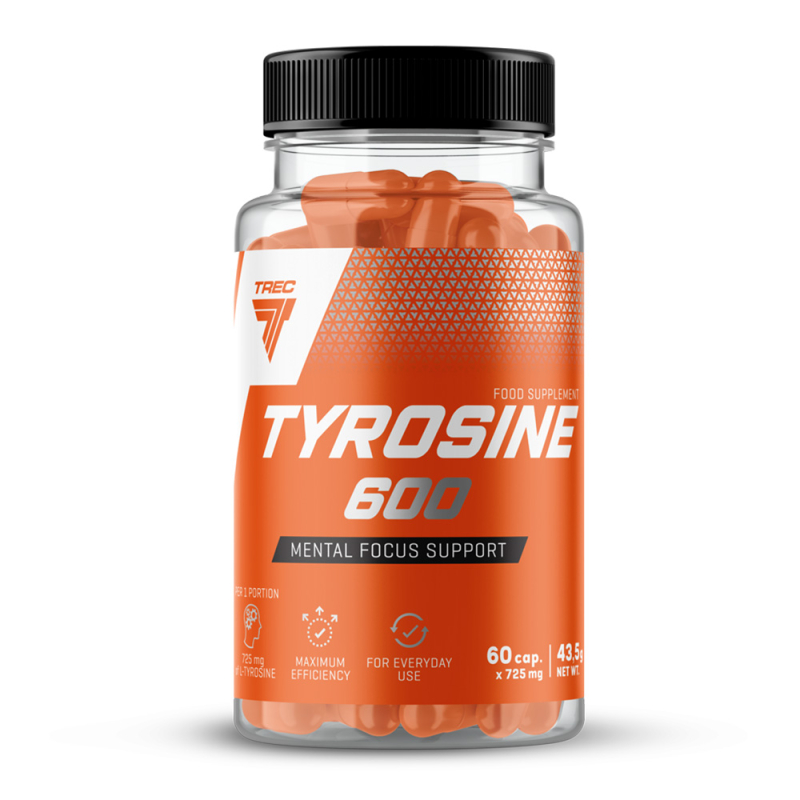 Тирозин Tyrosine 600mg 60 капс Trec Nutrition Польша