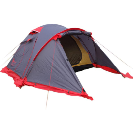 Туристическая палатка «Tramp» Mountain 3 v2, серый