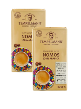 Кофе молотый Tempelmann Nomos 100% Arabica, 2 уп. по 500г