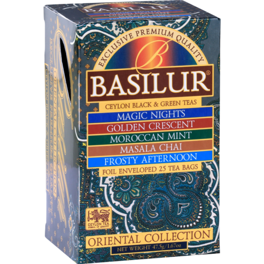 Чай «Basilur» Ceylon Black & Green Teas, 47.5 г