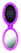 Щетка складная с зеркалом Folding hair brush with mirror, розовая, 8,5 см