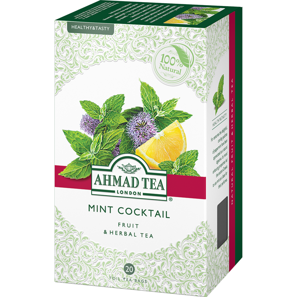 Чай травяной «Ahmad Tea» Mint Cocktail, 20х1.5 г