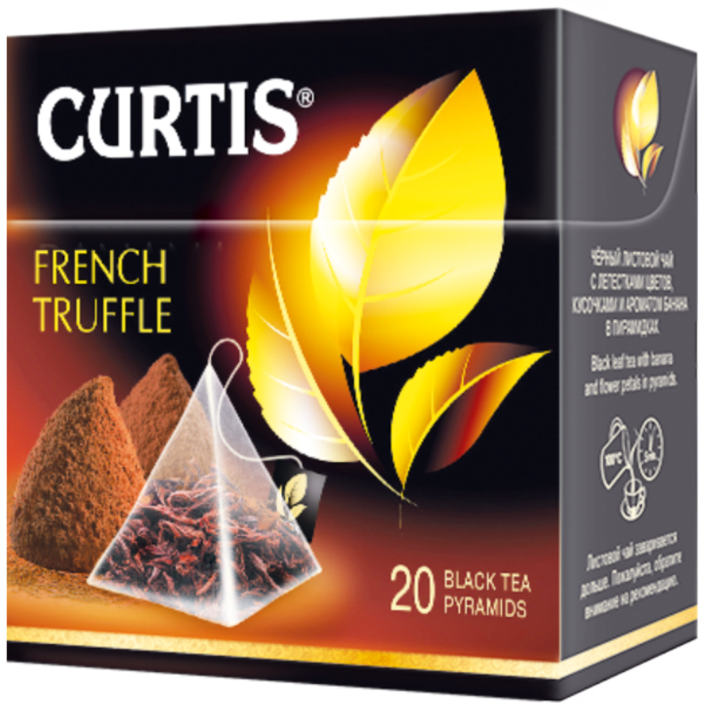 Чай черный «Curtis» French Truffle, 20х1.8 г
