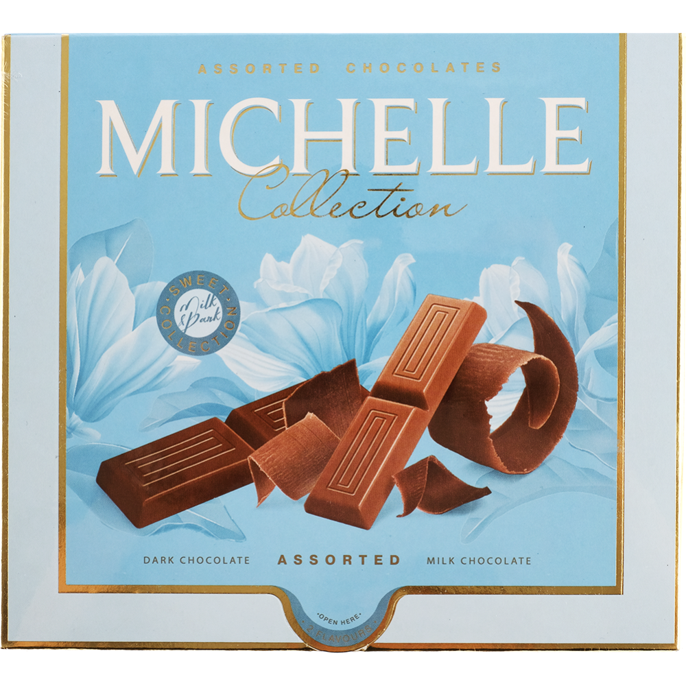 Ассорти «Michelle» из молочного и горького шоколада, 250 г #0