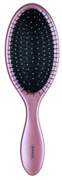 Щетка для расчесывания мокрых волос Detangling brush „Wet Hair“, гибкие зубья, медная, 22 см