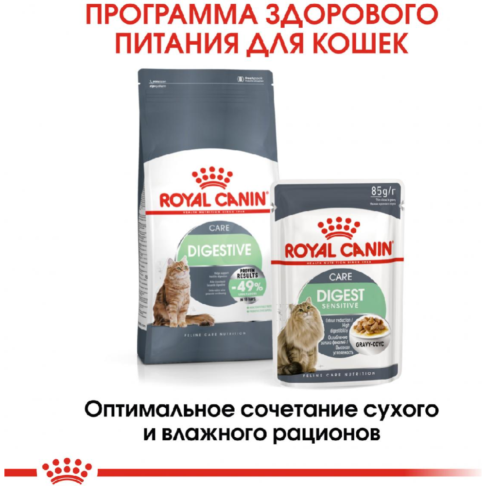 Корм для кошек «Royal Canin» Digestive Care, 2 кг