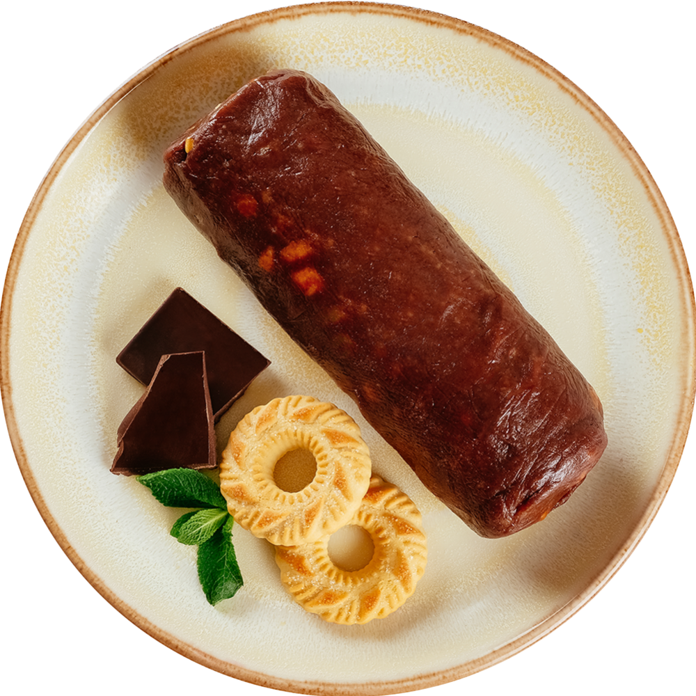 Десерт «Шо­ко­лад­ная кол­ба­са» за­мо­ро­жен­ный, 1/300 г #1
