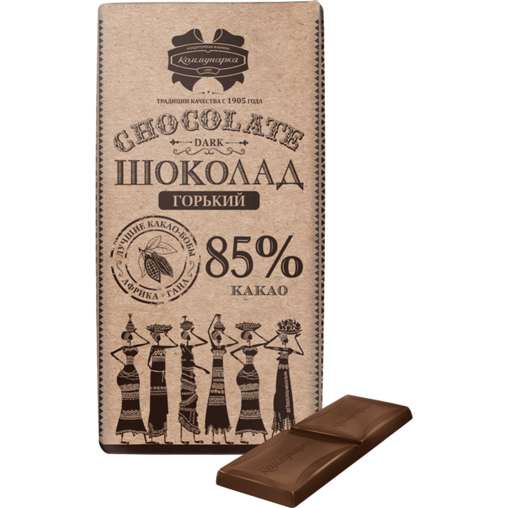 Шоколад горький «Коммунарка» 85%, 85 г #0