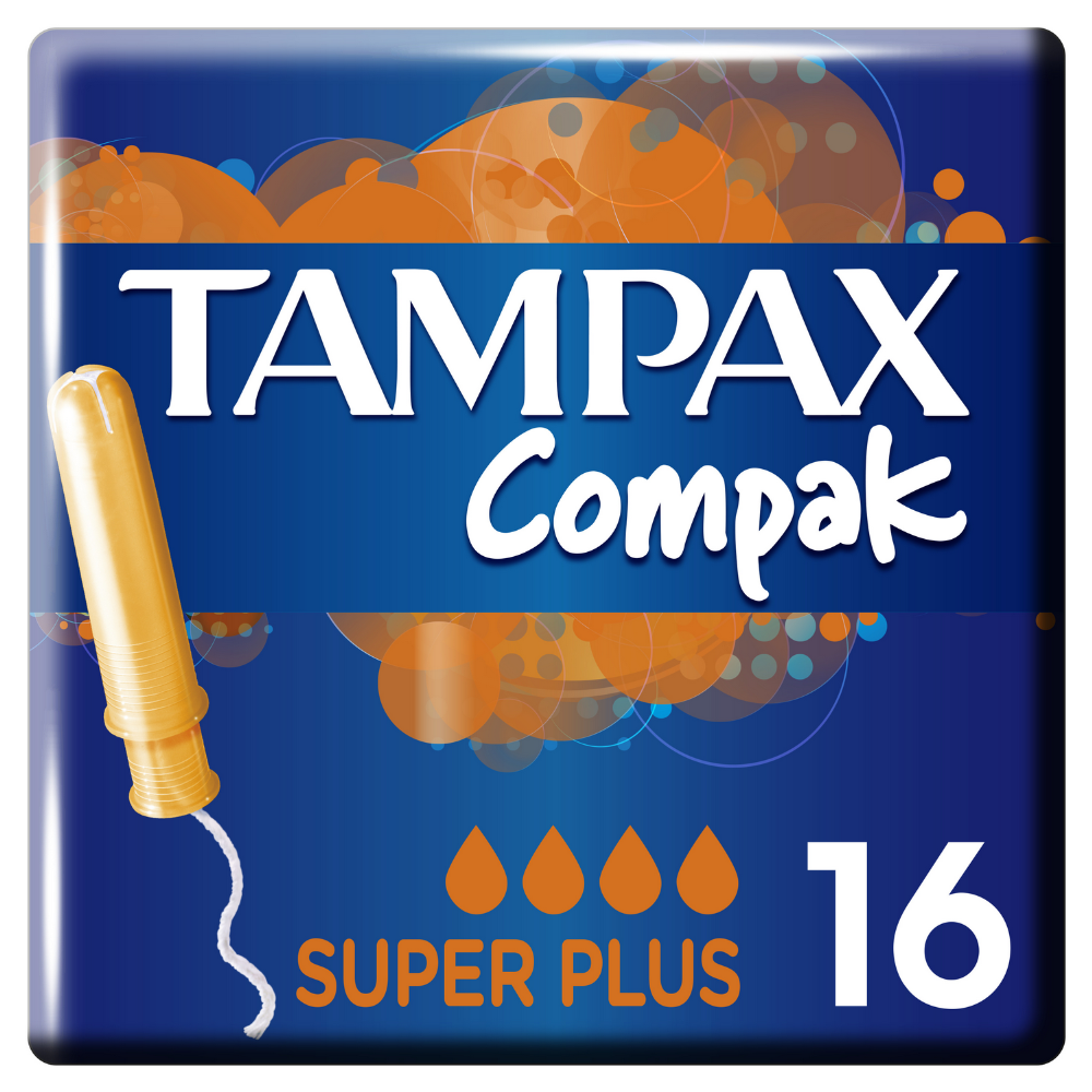 Тампоны женские «Tampax» Super Plus Duo, с аппликатором, 16 шт #0
