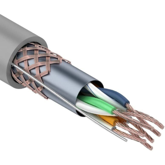 Кабель электротехнический «Rexant» SFTP 4PR 24AWG CAT5e, 01-0342, 305 м