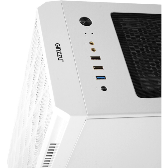 Корпус для ПК «Ginzzu» GL220 White