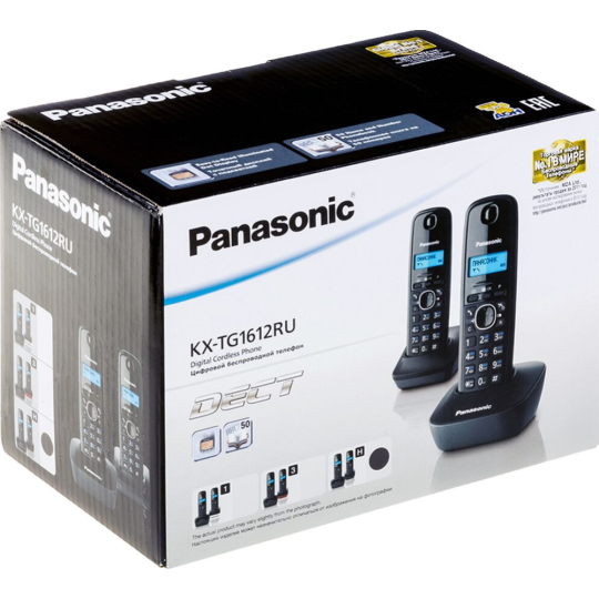 Цифровой беспроводной телефон «Panasonic» KX-TG1612RU