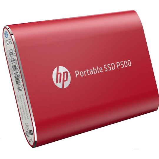 Внешний жесткий диск «HP» 250Gb P500 Portable 7PD49AA Red Type-C, 7PD49AA