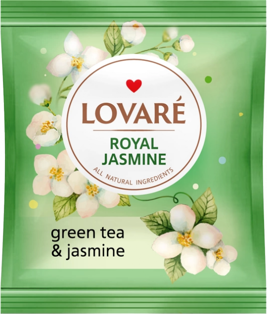 Чай в пакетиках зеленый / цветочный / Королевский Жасмин