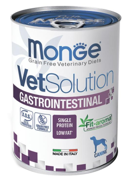 Консервы Monge Консервы VetSolution Gastrointestinal Dog Low Fat для собак с патологией ЖКТ, 400 г * 6шт