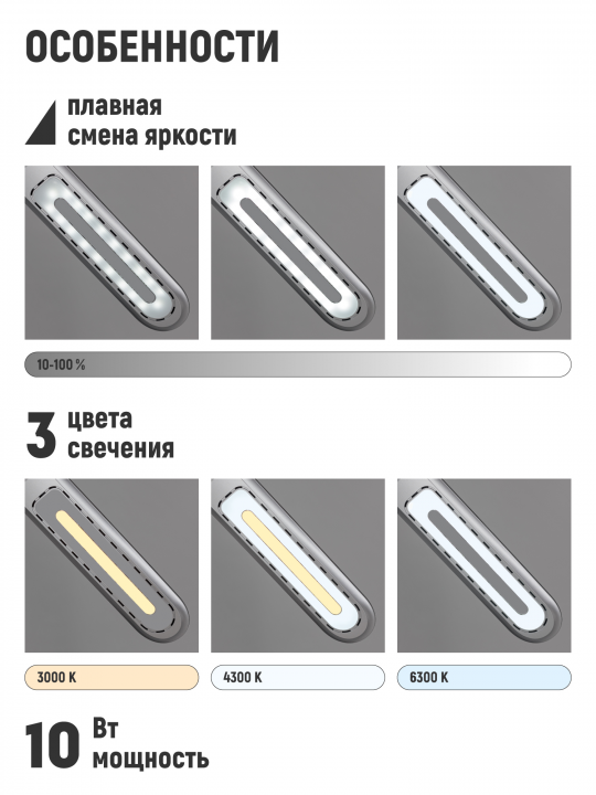 Светильник настольный светодиодный TL-402CB