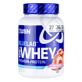 ПРОТЕИН BLUE LAB 100% WHEY КЛУБНИКА ОТ USN (908 ГР) Англия