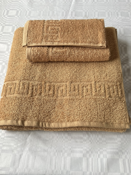 Набор полотенец махровых 40х70 (3 шт. цвет песочный)  100% хлопок