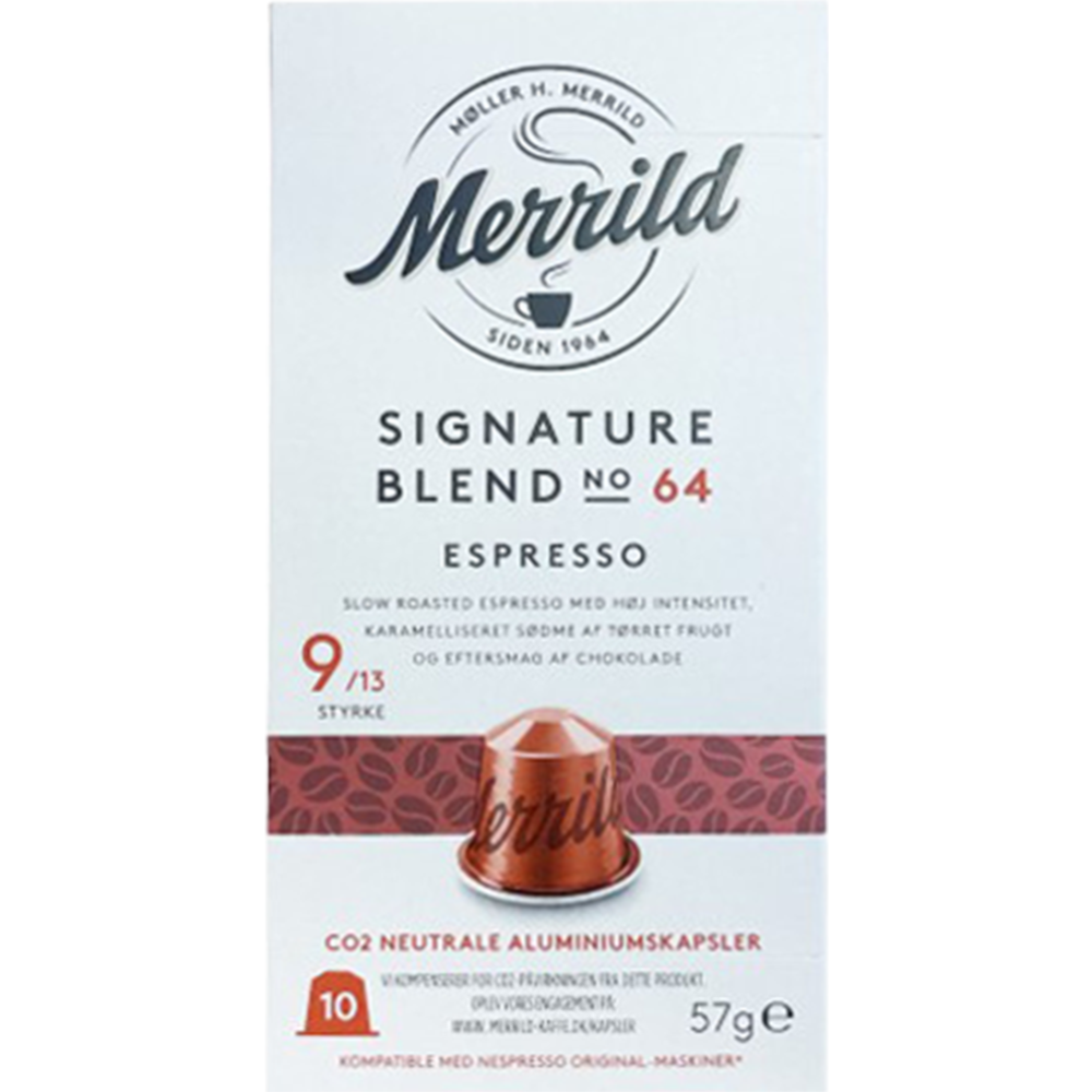 Капсулы «Merrild Signature blend no.64» 57 г #0