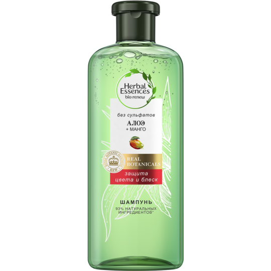 Шампунь «Herbal Essences» защита цвета и блеск, алоэ и манго, 380 мл