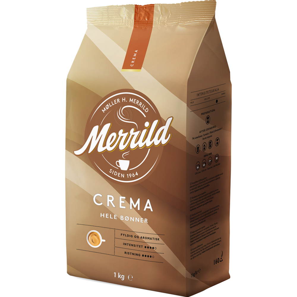 Кофе в зернах «Merrild Crema» 1000 г #0