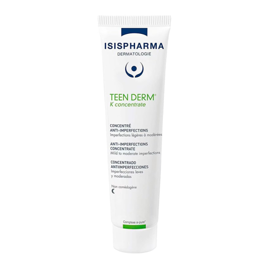 ISISPHARMA TEEN DERM K Concentrate (Тин дерм К концентрат)Гель-крем концентрированный для проблемной кожи с легкой  или средней степенью выраженностити,30мл