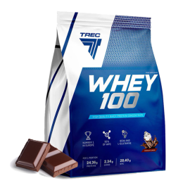 ПРОТЕИН СЫВОРОТОЧНЫЙ TREC NUTRITION WHEY 100 Шоколад (Польша) 2270г