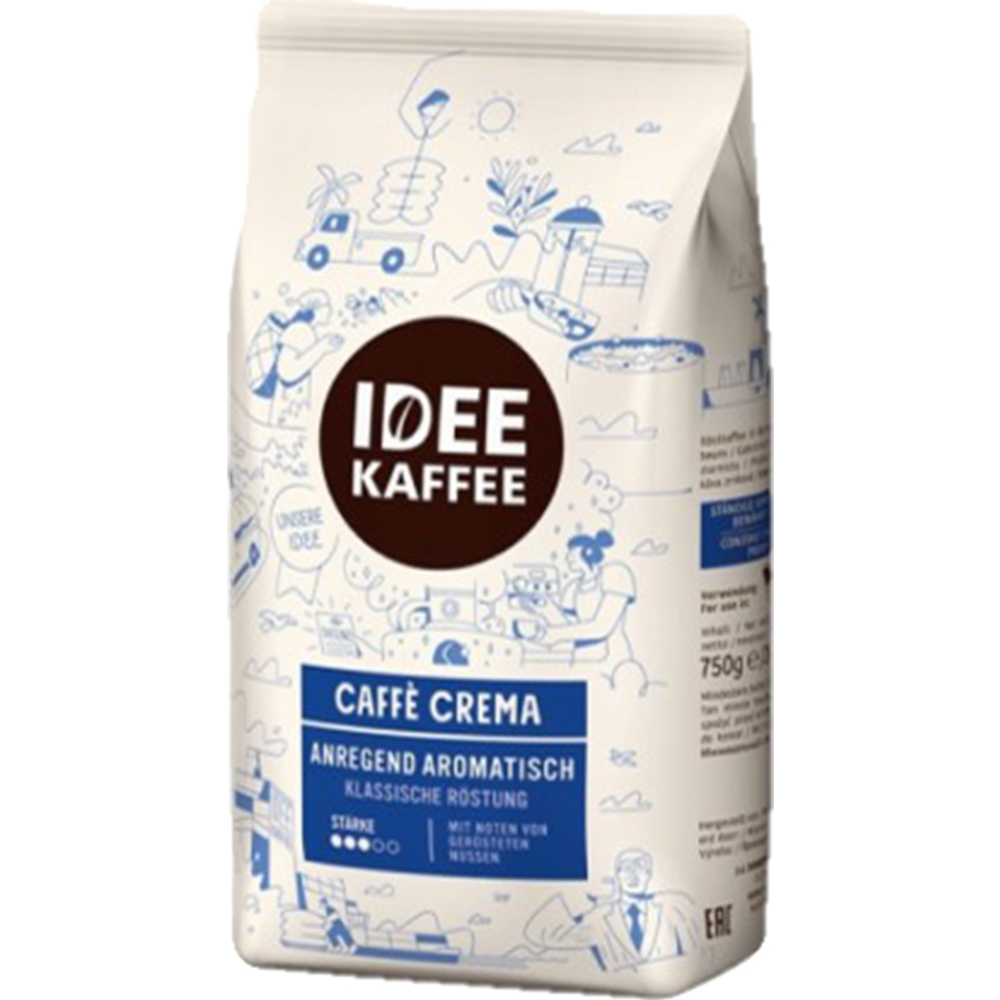 Кофе в зернах «Cafe Crema Anregend Aroma» 750 г #0