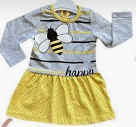 Платье "Пчёлка" для девочки 74-80 см