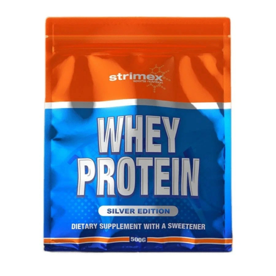 Протеин Whey Protein from Strimex, КЛУБНИКА-БАНАН 500g