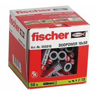 Универсальный дюбель 10х50 Fischer DUOPOWER (упак.50 шт.)