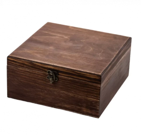 Подарочный набор для виски в деревянной шкатулке с камнями AmiroTrend ABW-304S