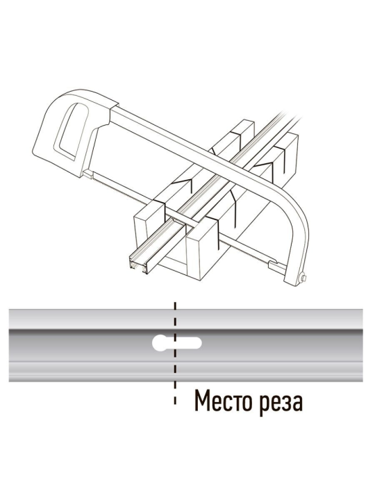 Шинопровод белый 1м Аксессуар PTR 1M-WH  Jazzway .5026346