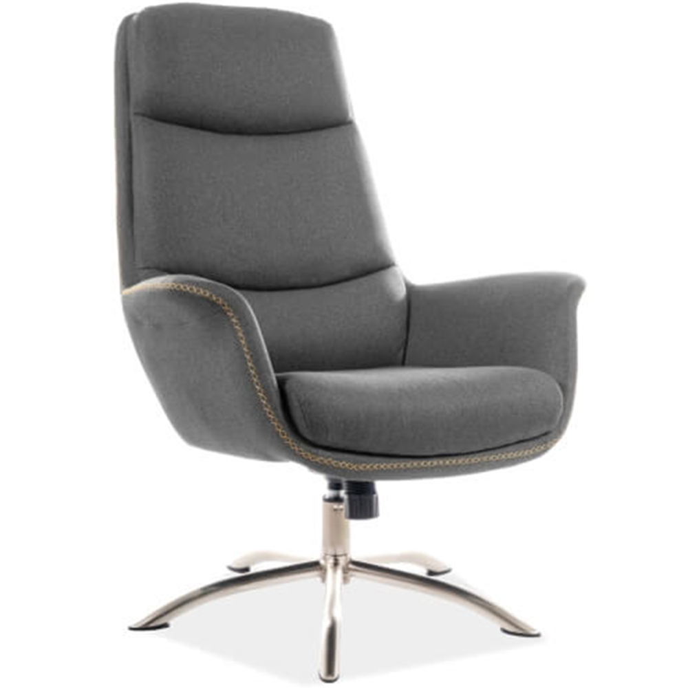 Комплект мебели «Signal» Regan 176, кресло/подставка для ног, серый