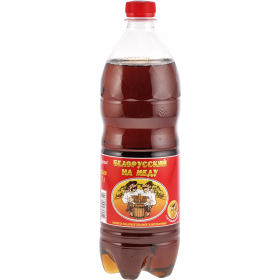 На­пи­ток га­зи­ро­ван­ный «Квас» Бе­ло­рус­ский на меду, 1 л