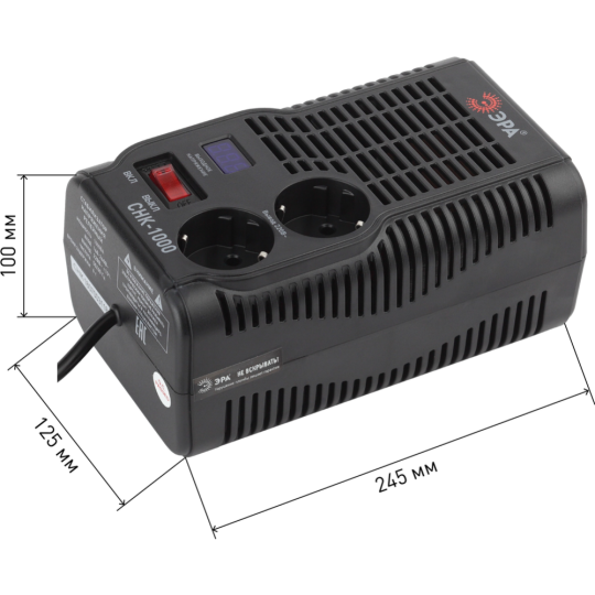 Стабилизатор напряжения «ЭРА» СНК-1000, Б0032469