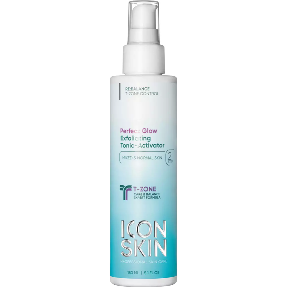 Картинка товара Тоник для лица «Icon Skin» Perfect Glow, обновляющий, с AHA-BHA кислотами, 150 мл