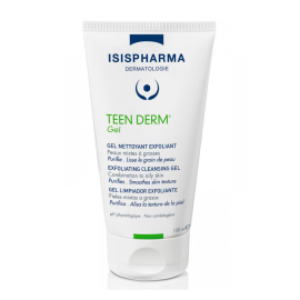 ISISPHARMA TEEN DERM Gel (Тин Дерм Гель) Гель очищающий отшелушивающий для комбинированной и жирной кожи, 150 мл