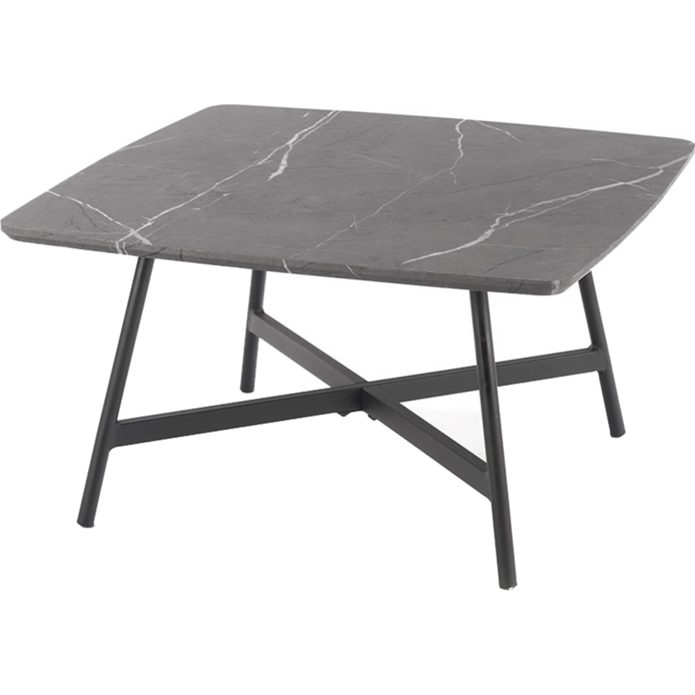 Журнальный столик «Halmar» Ferrara, серый мрамор/черный, 75/41, V-CH-FERRARA-LAW