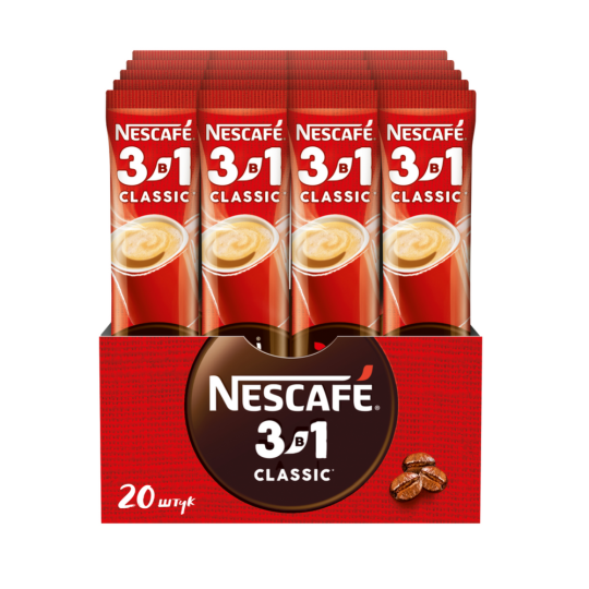 Уп. Кофейный напиток растворимый «Nescafe» классик 3 в 1, 20х14.5 г