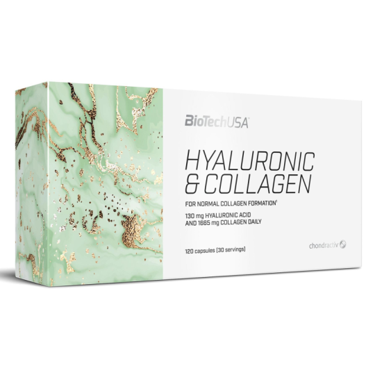 ГИАЛУРОНОВАЯ КИСЛОТА И КОЛЛАГЕН BioTech USA Hyaluronic Collagen, 120капс