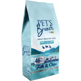 Корм для кошек «Pet's Brunch» Adult Maxi Breeds, с рыбой, 12 кг