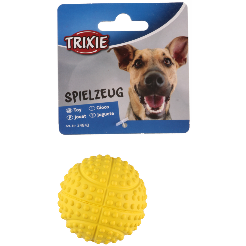 Игрушка для собак «Trixie» из каучука, мяч со звуком, 5.5 см