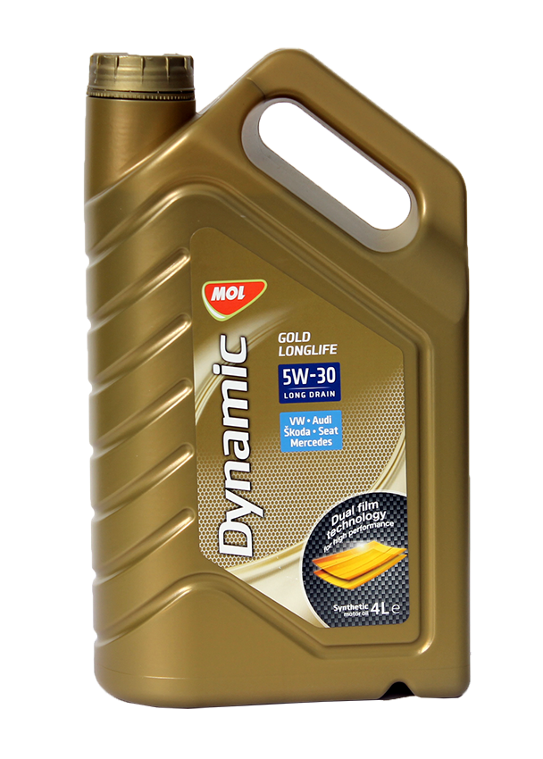 Синтетическое моторное масло MOL Dynamic Gold Longlife 5W-30 (4л)