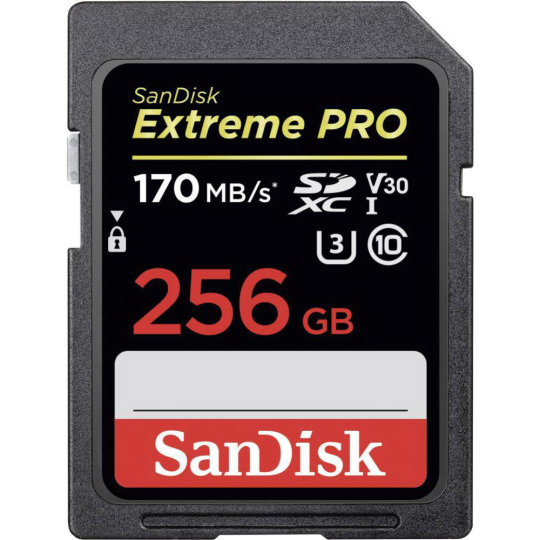 Карта памяти «SanDisk» Extreme Pro SDXC, 256GB, SDSDXXY-256G-GN4IN