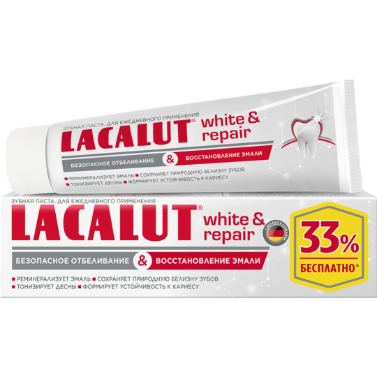 Зубная паста «Lacalut» White&Repair, 100 мл